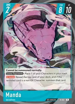 Manda (EX) - Naruto TCG character card
