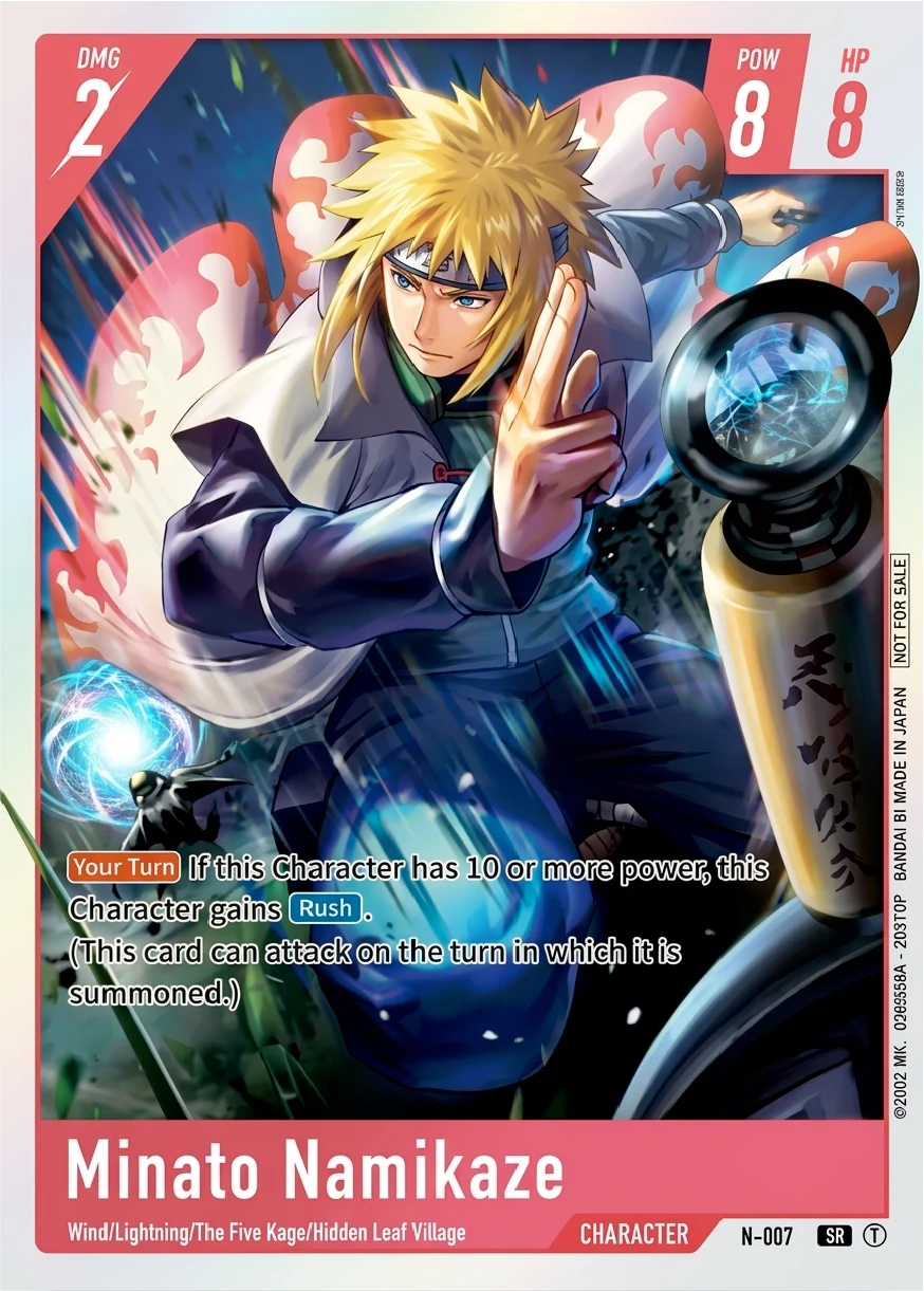 Minato Namikaze - Naruto TCG character card