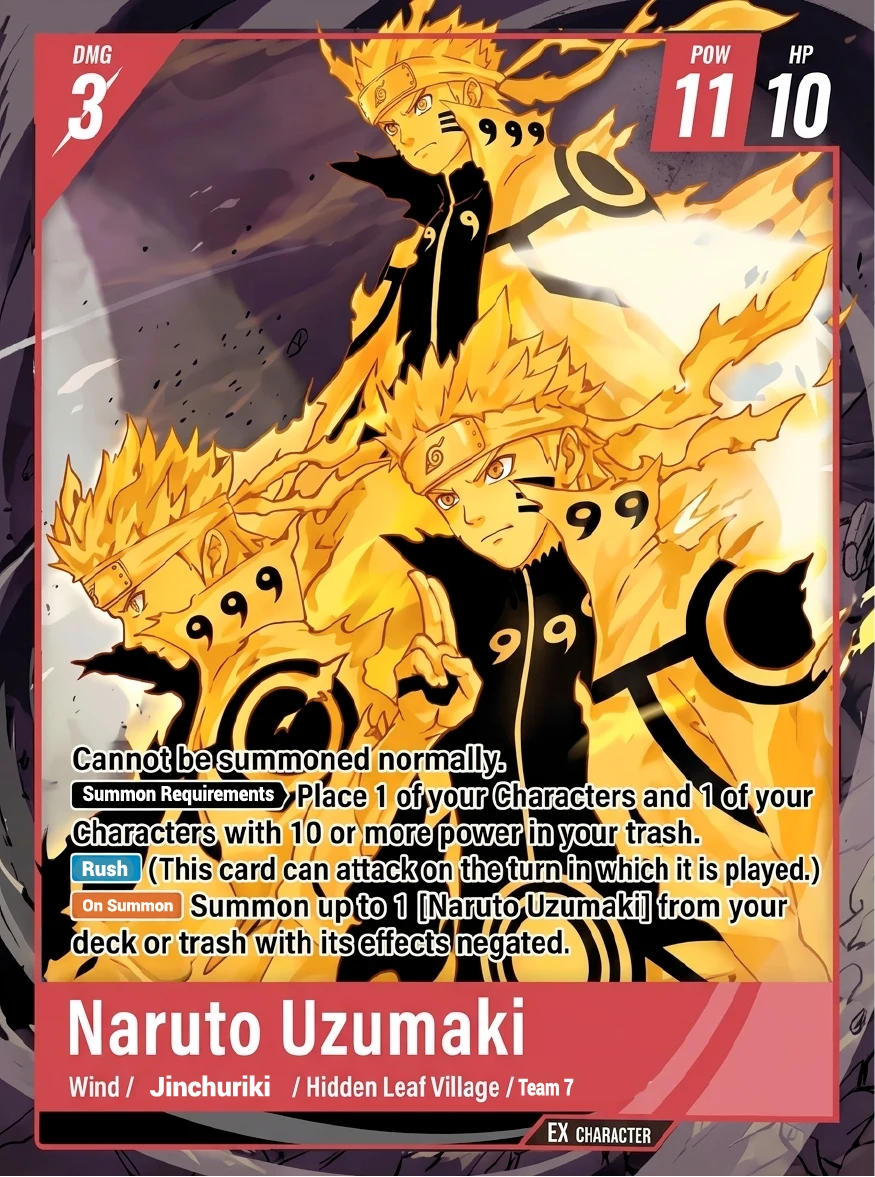 Naruto Uzumaki (EX) - Naruto TCG character card
