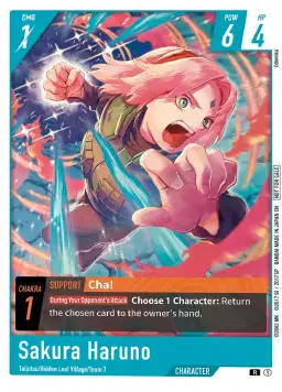 Sakura Haruno - Cha! - Naruto TCG character card